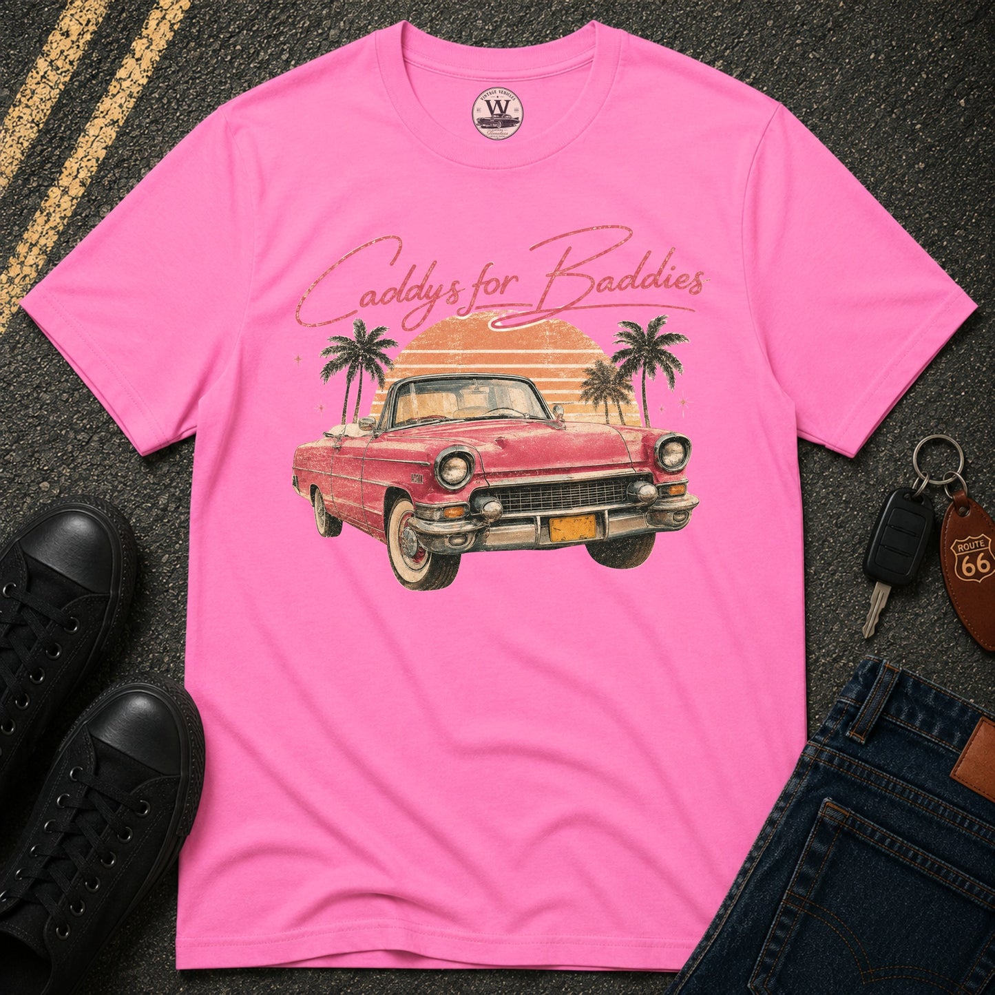 Caddys for Baddies Cruiser Tee
