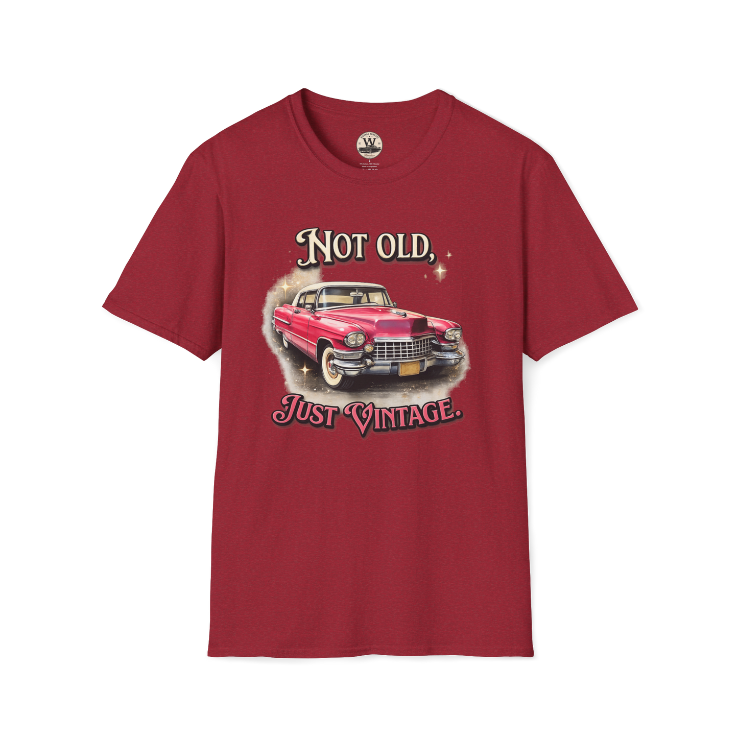 Not Old, Just Vintage – Classic Car Tee