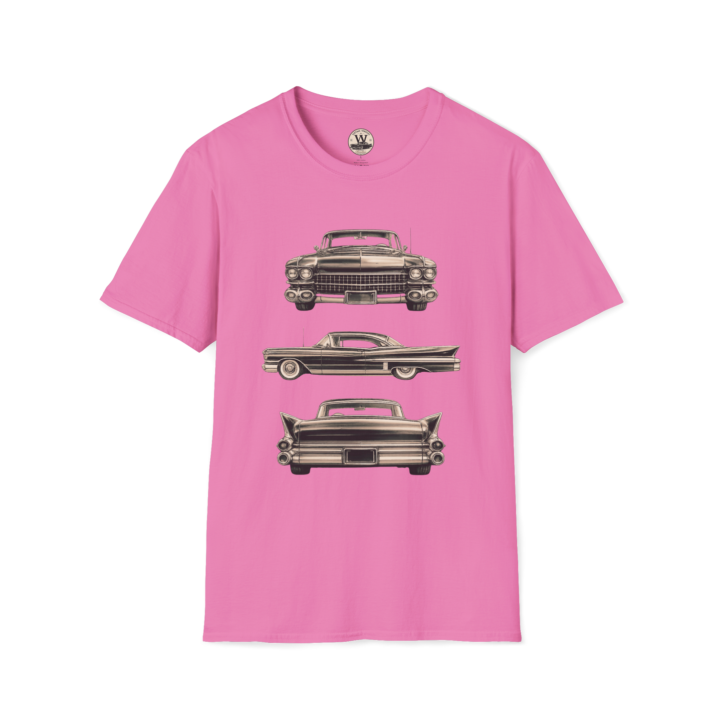 Classic American Car Three-View Graphic Tee