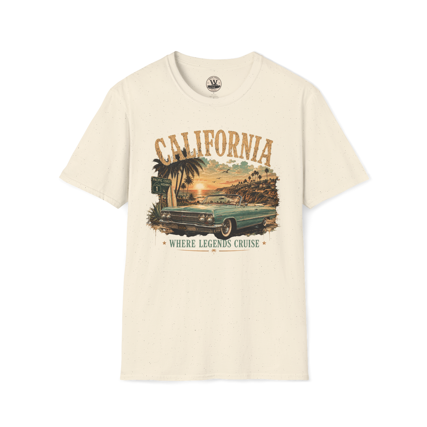 California Sunset Cruiser Classic Car Tee