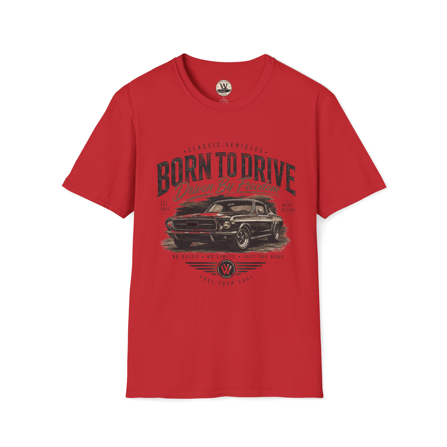 Born To Drive – Vintage Muscle Car T-Shirt