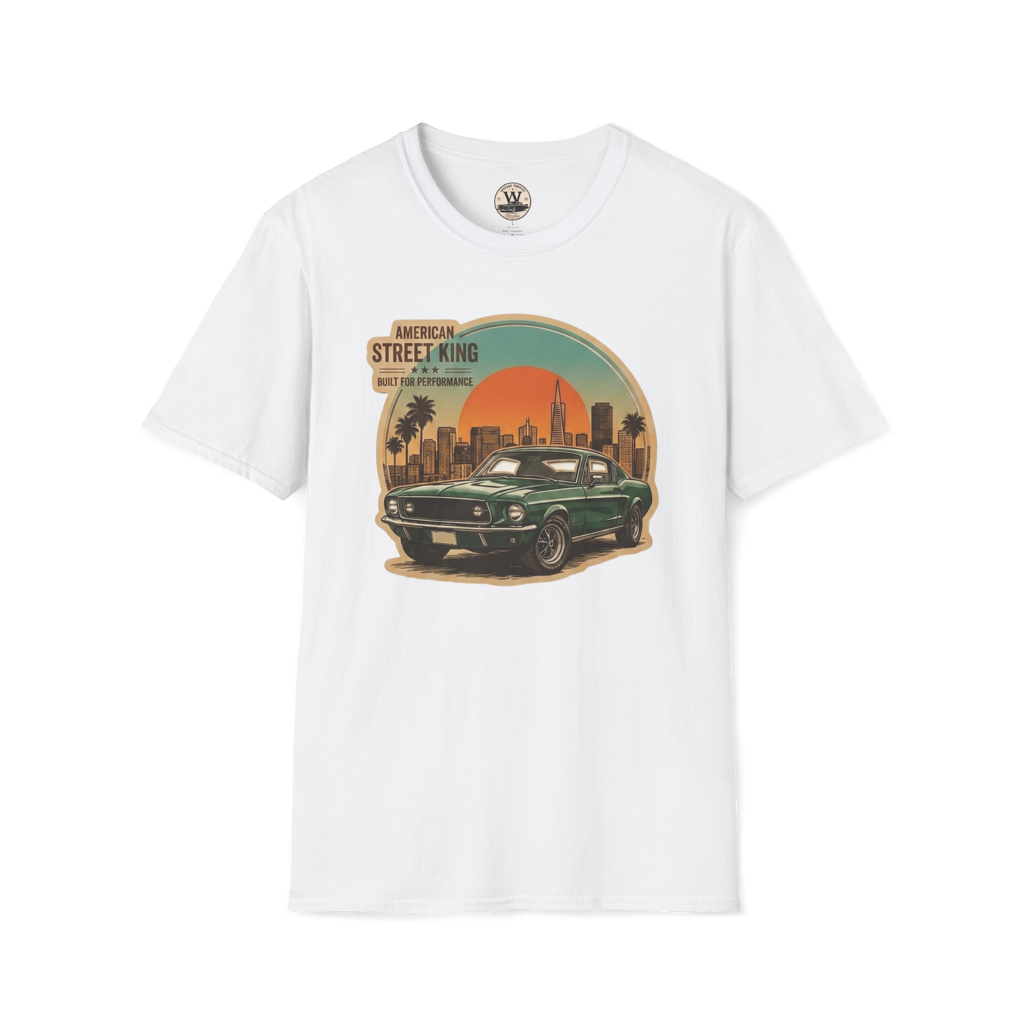 American Street King – Classic Muscle Car Tee
