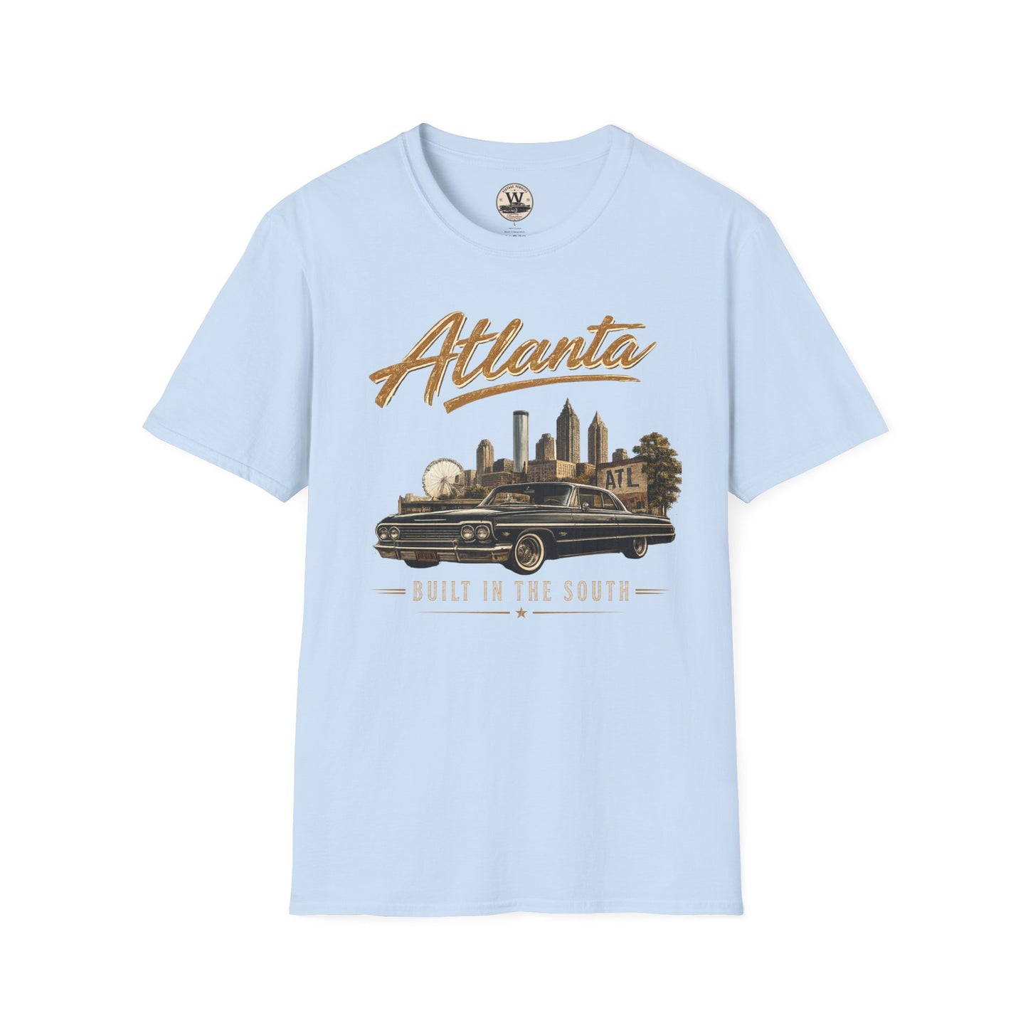 Atlanta Built in the South Vintage Car Tee
