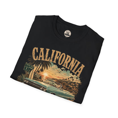 California Sunset Cruiser Classic Car Tee