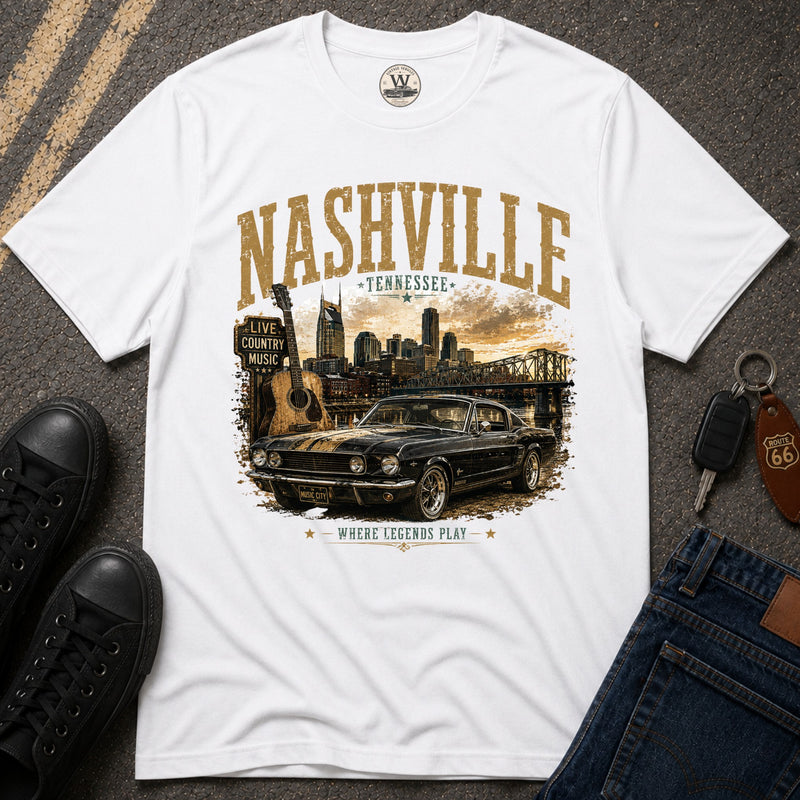 Nashville Classic Car Tee