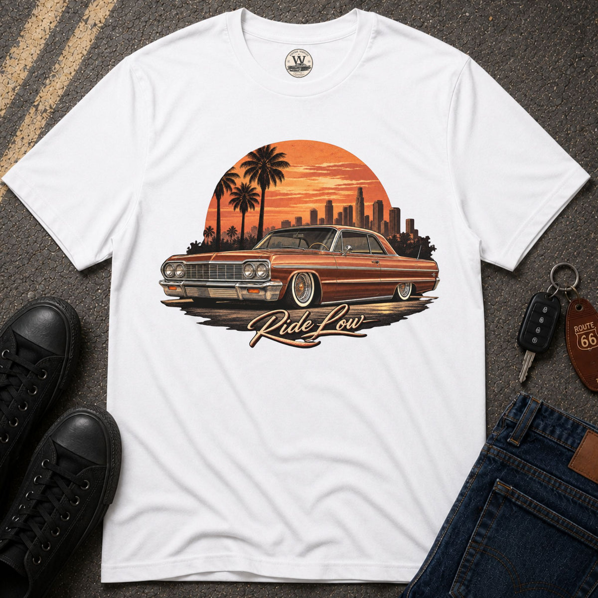 Sunset Lowrider T-shirt