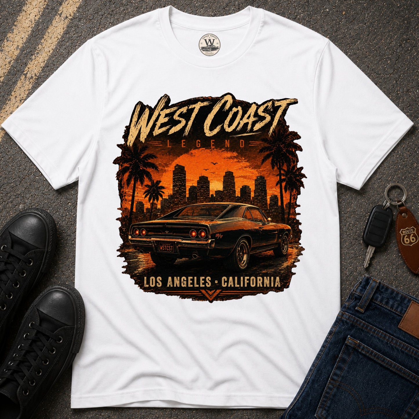 West Coast Legend – Vintage Muscle Car Tee