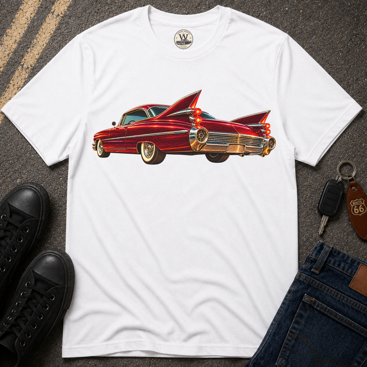 Crimson Tailfin T-shirt