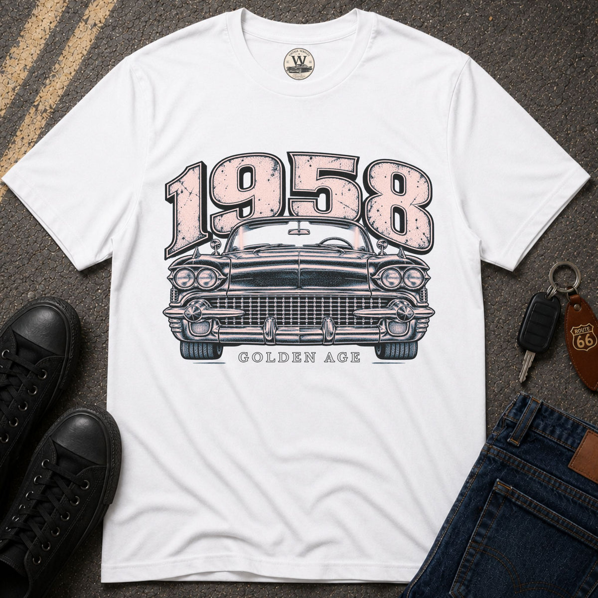1958 Rose Chrome T-shirt