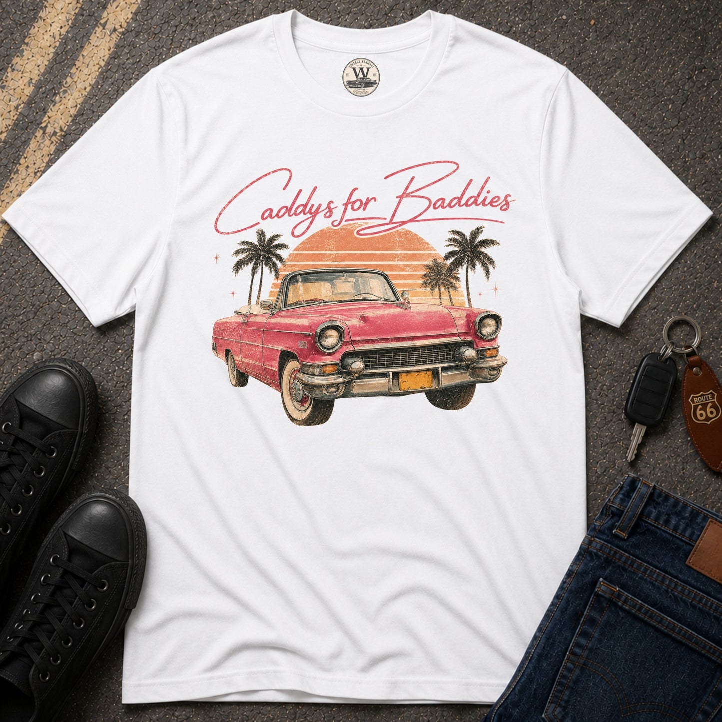 Caddys for Baddies Cruiser Tee