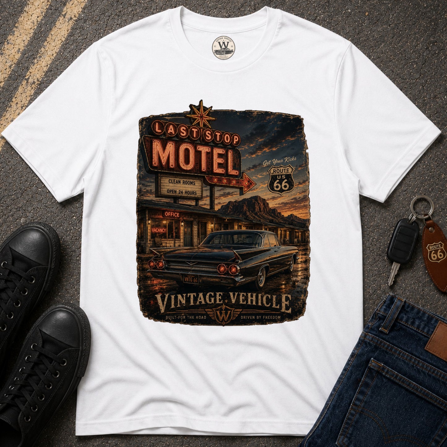 Last Stop Motel Tee