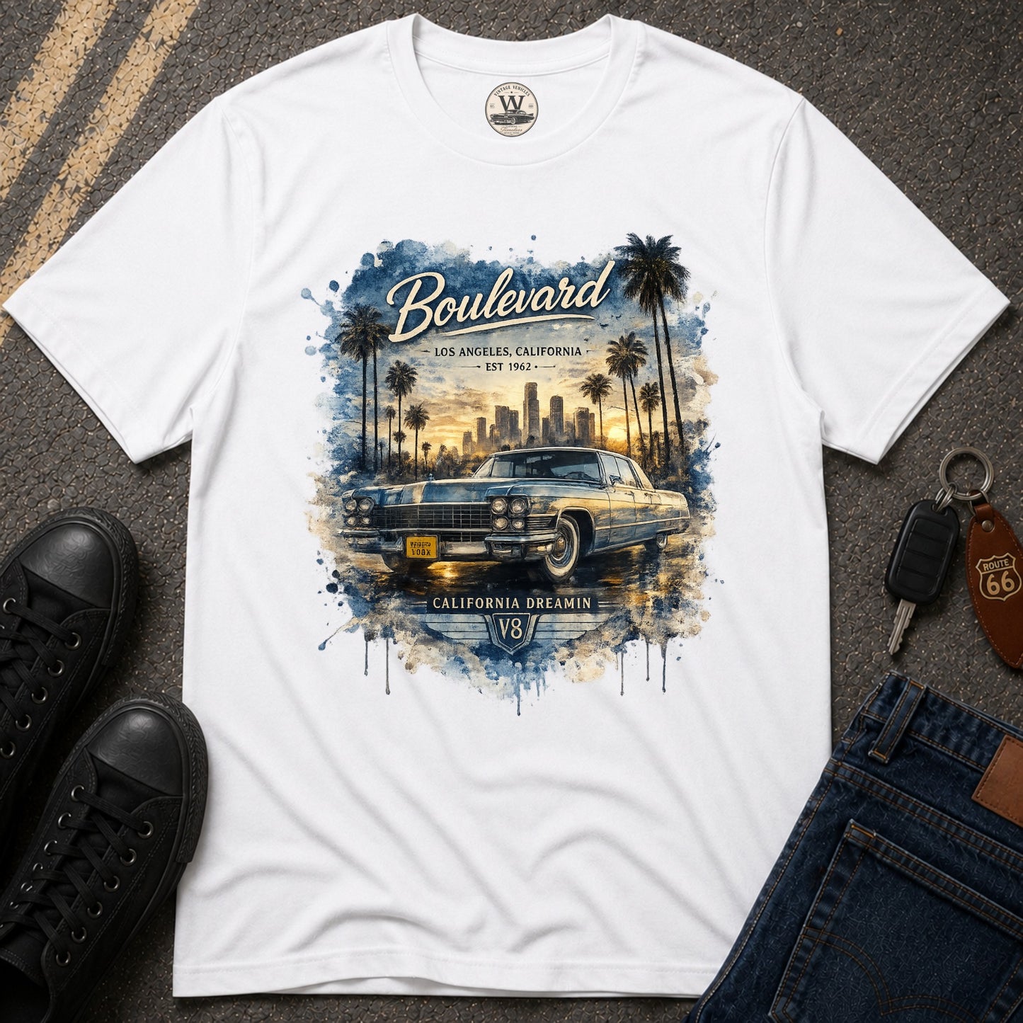 LA Boulevard – Vintage Vehicle Tee