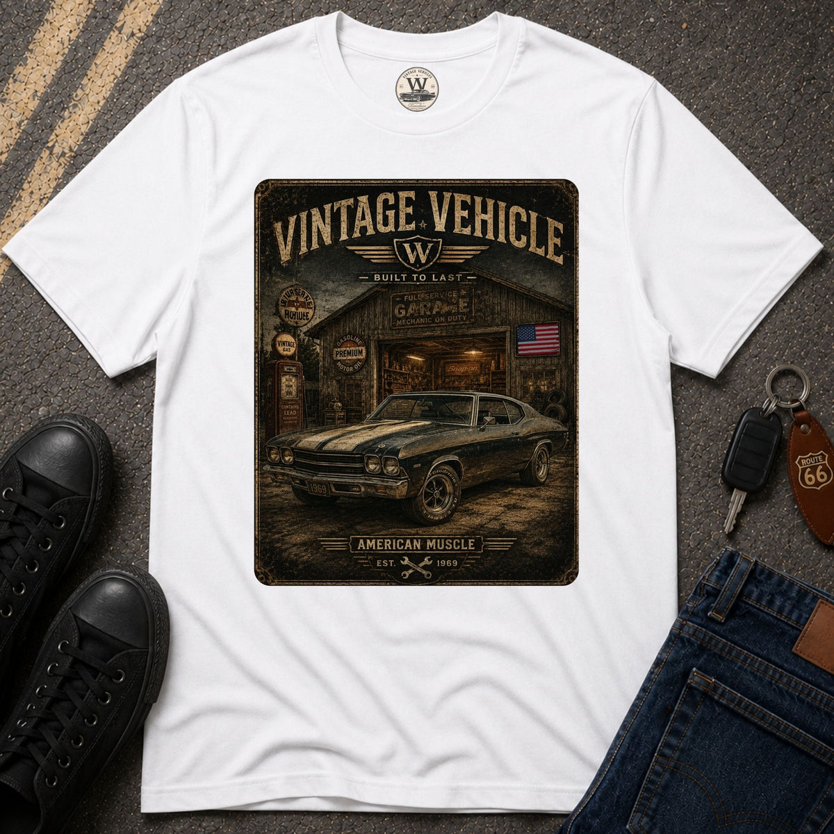 American Muscle Garage T-Shirt