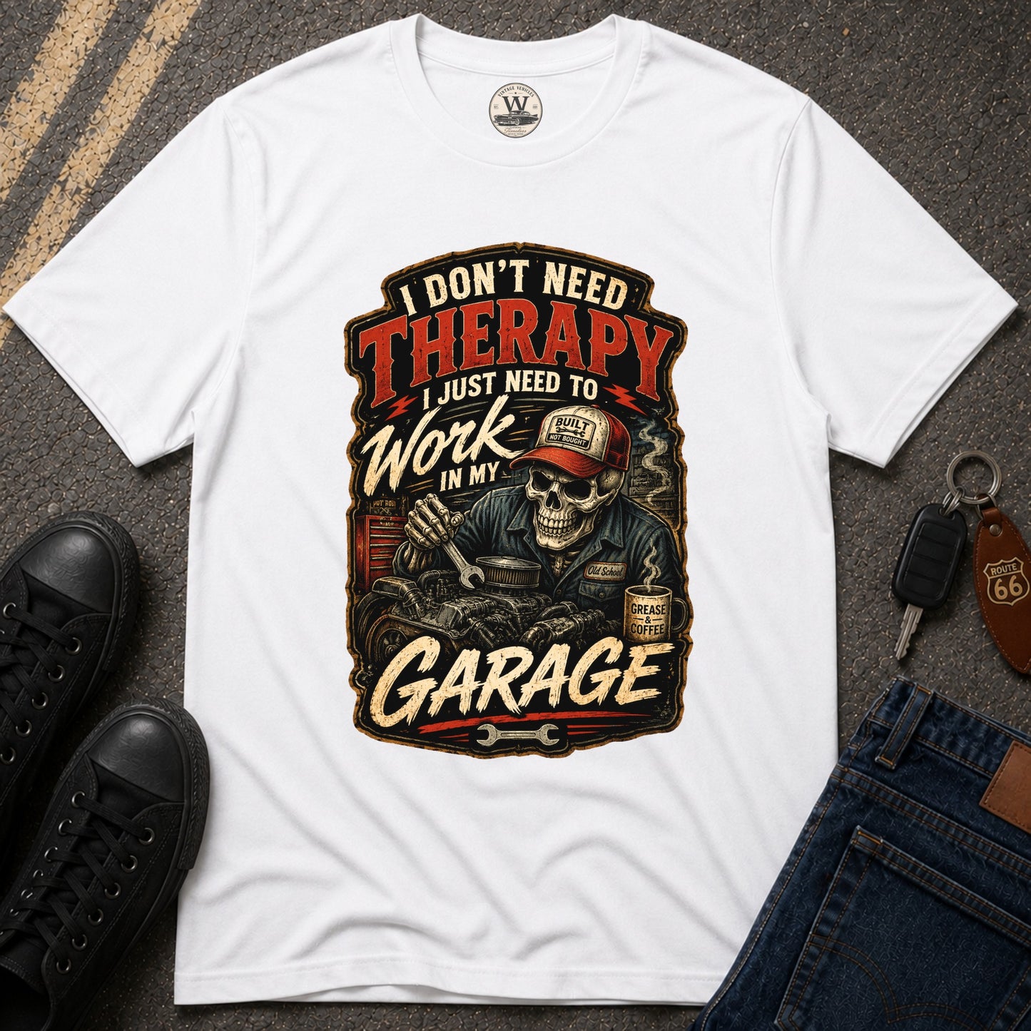 I Don't Need Therapy – Garage Mechanic Tee