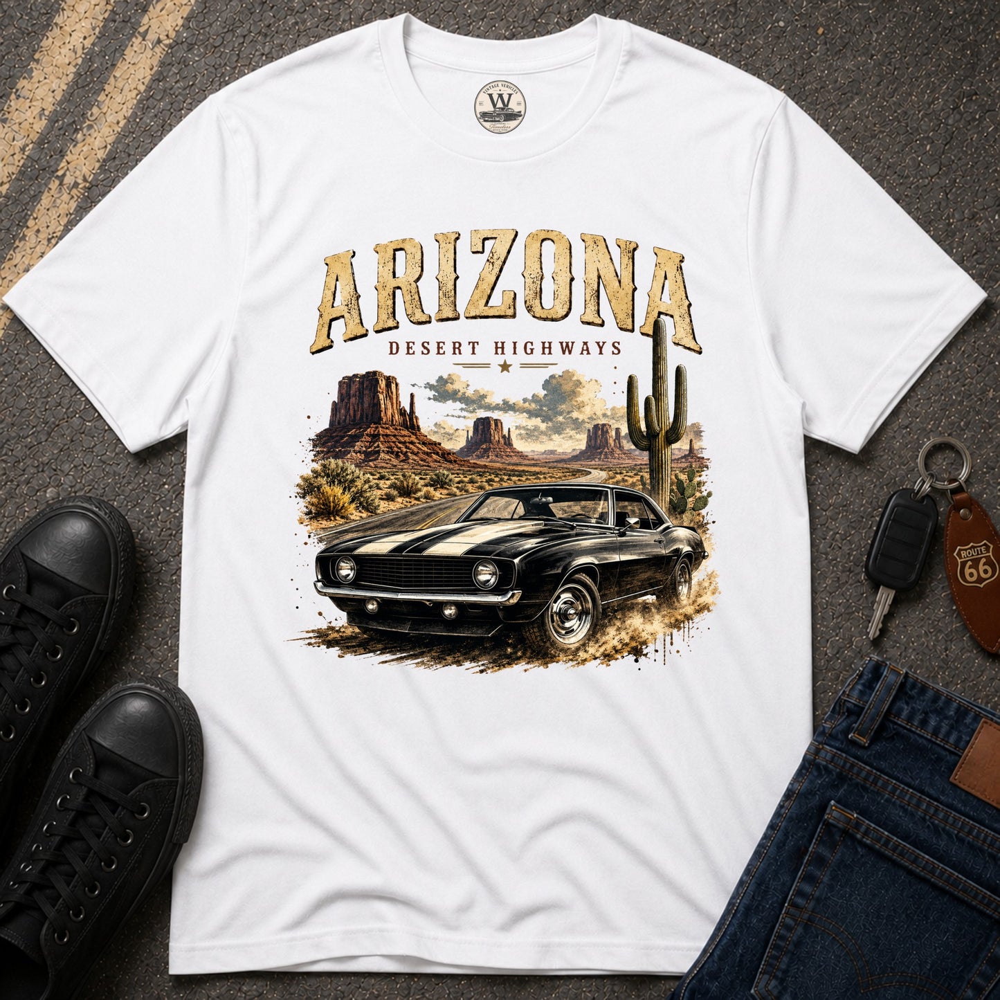 Arizona Desert Car T-Shirt