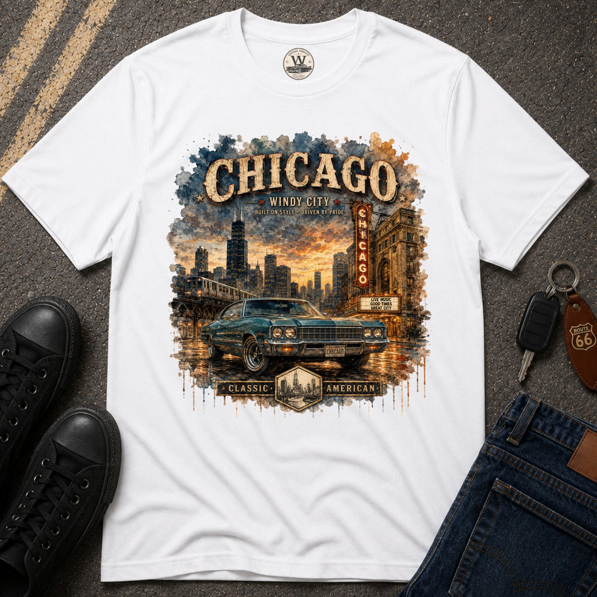 Chicago Streets & Steel T-Shirt