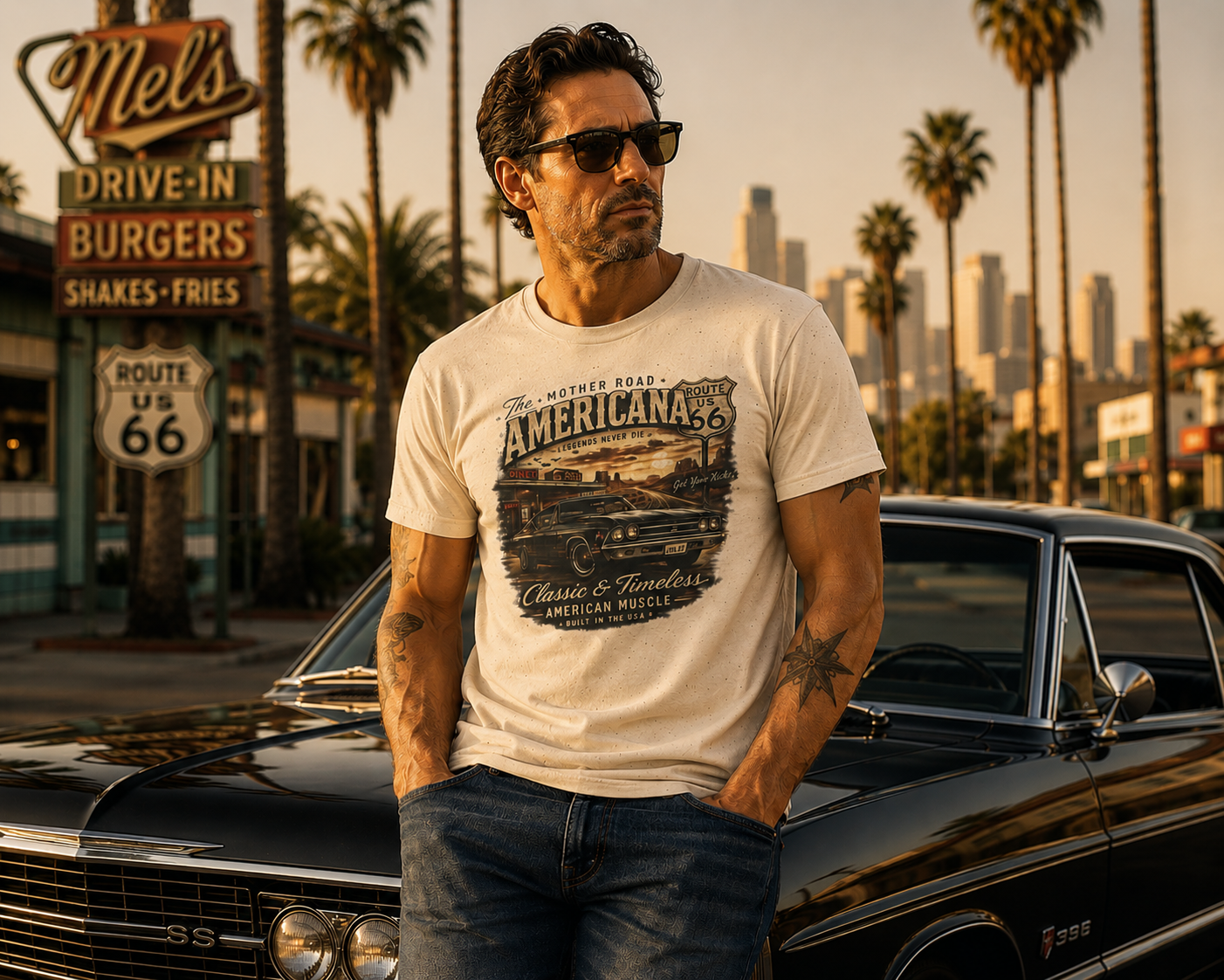 Vintage Route 66 – Tee