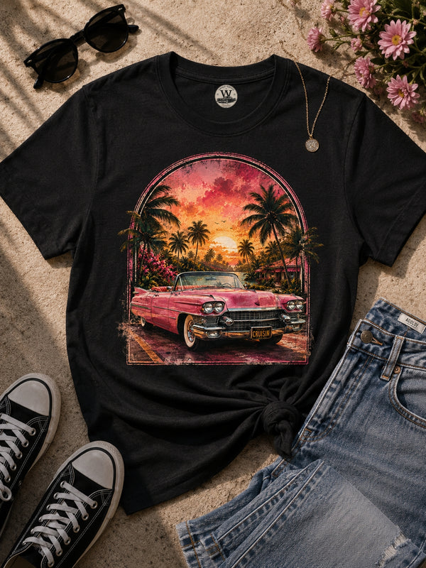 Pink Sunset Cruiser Tee