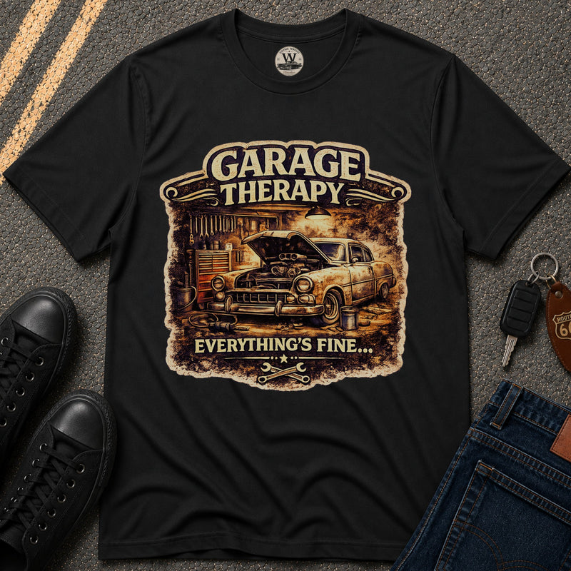 Garage Therapy – Vintage Mechanic Tee