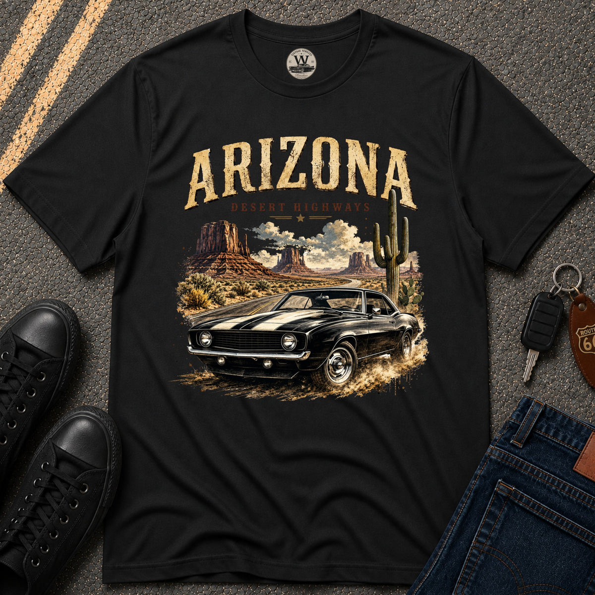 Arizona Desert Car T-Shirt