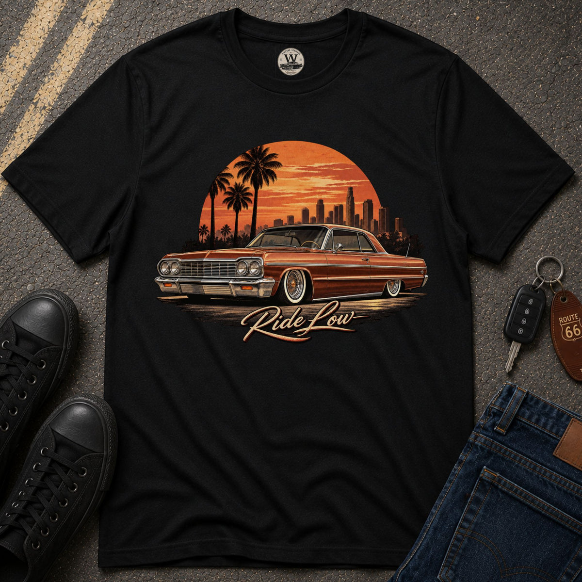 Sunset Lowrider T-shirt