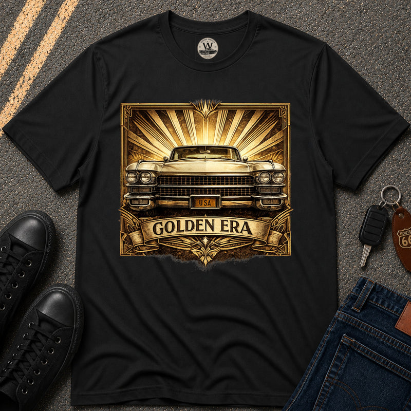 Golden Era Classic Car Tee