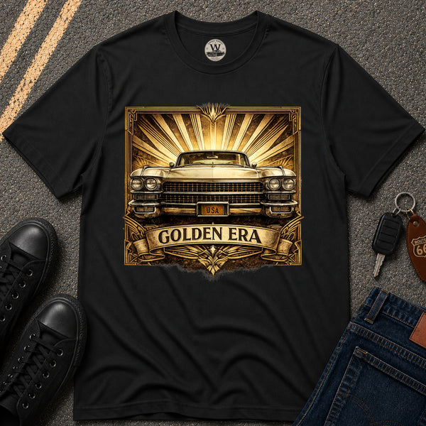Golden Era Classic Car Tee