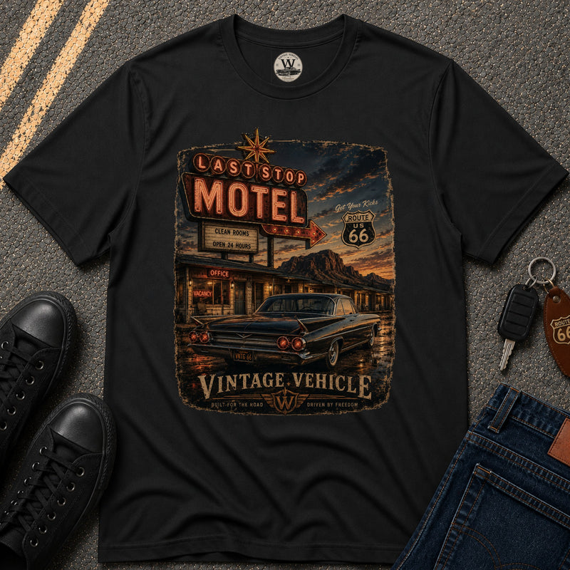 Last Stop Motel Tee