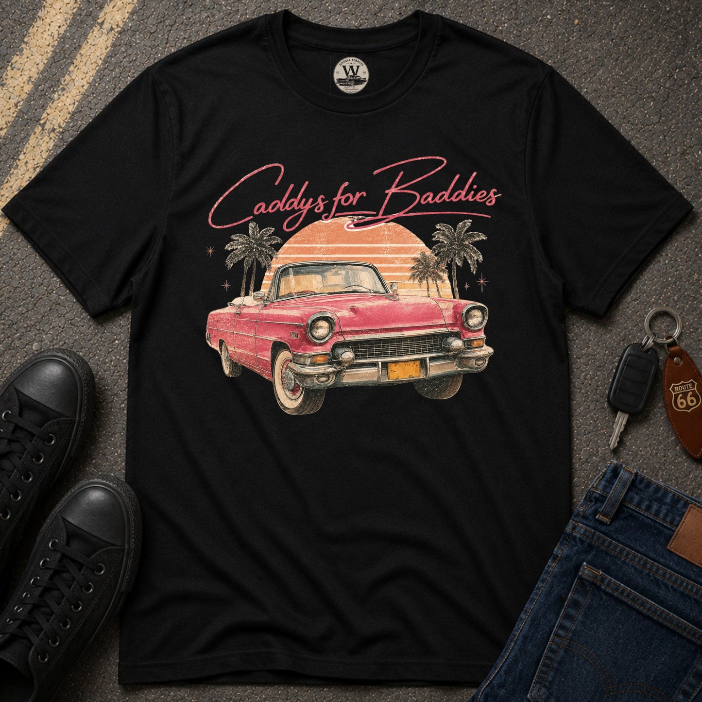 Caddys for Baddies Cruiser Tee