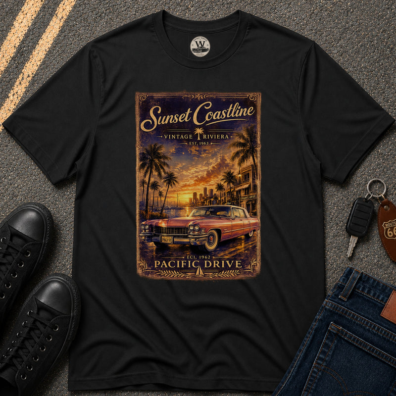 Sunset Coastline Tee