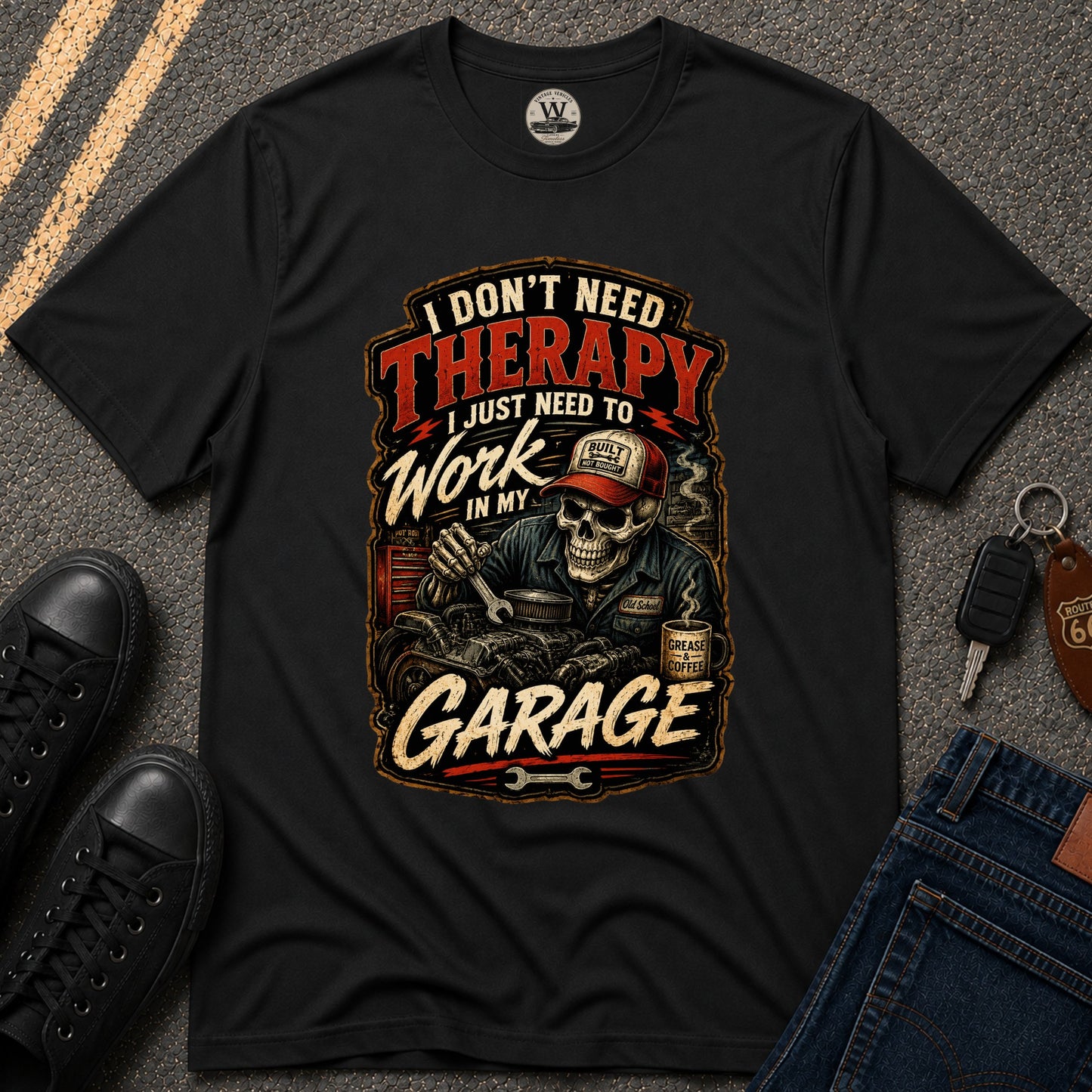 I Don't Need Therapy – Garage Mechanic Tee