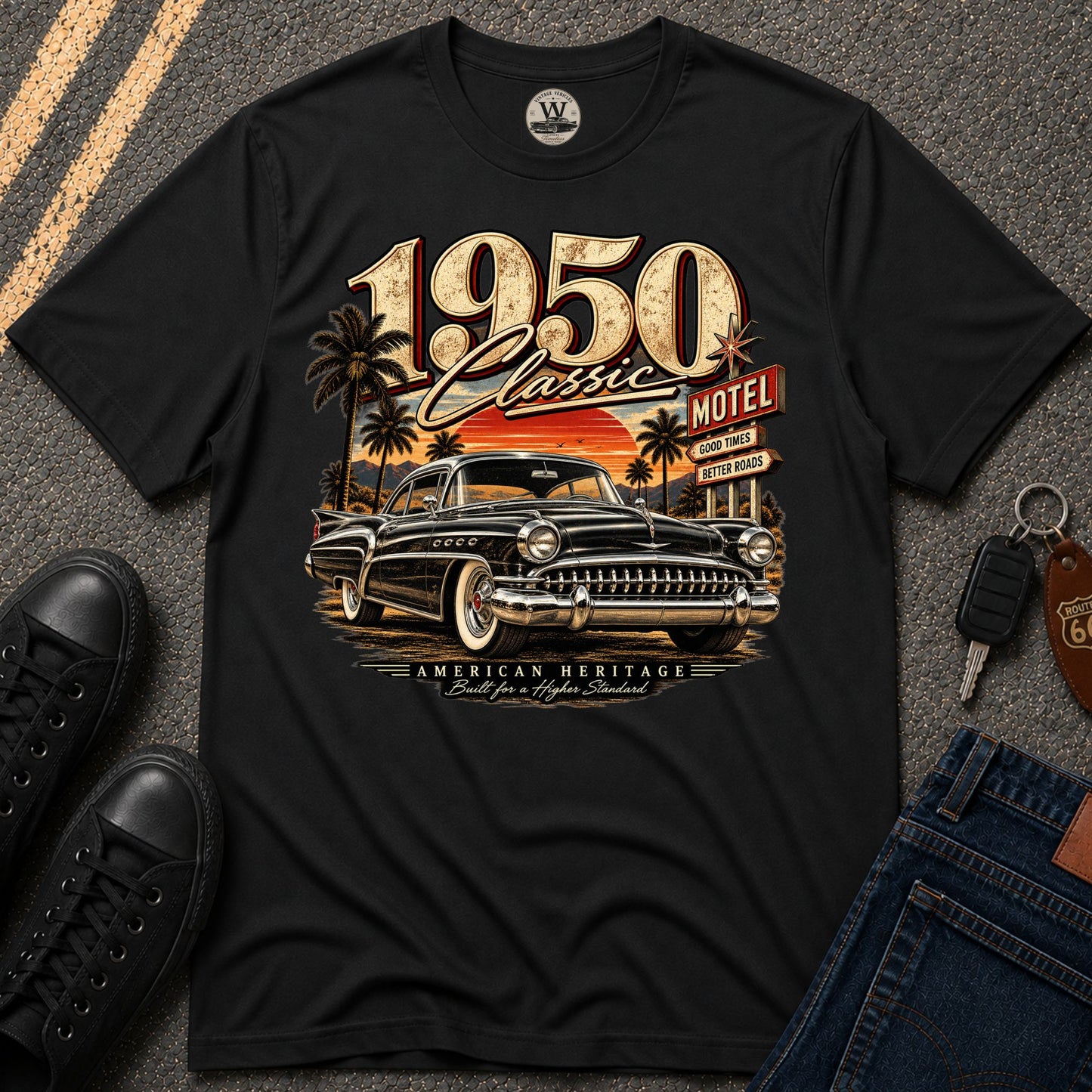 1950 Golden Highway T-shirt