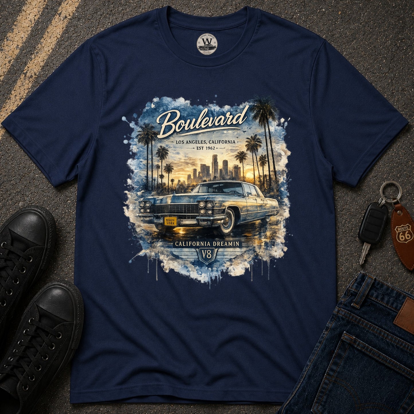 LA Boulevard – Vintage Vehicle Tee