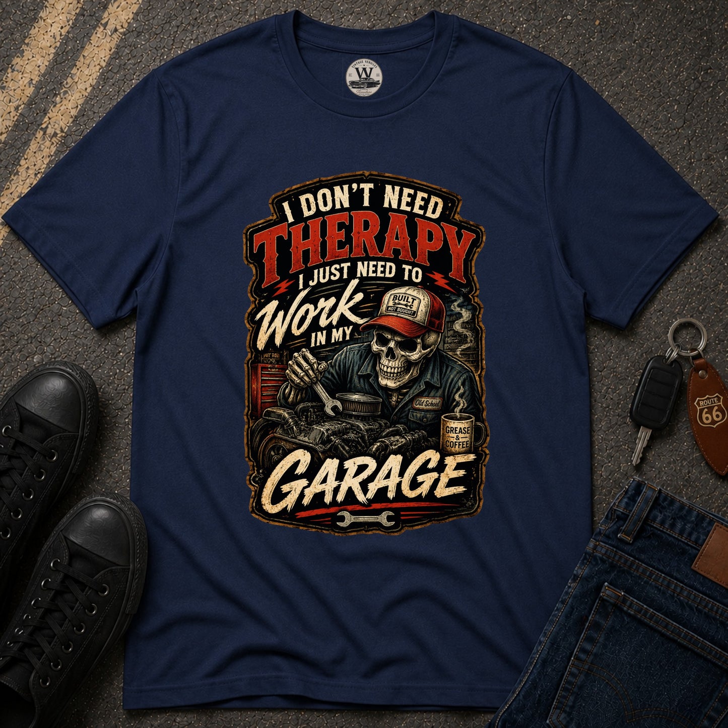 I Don't Need Therapy – Garage Mechanic Tee