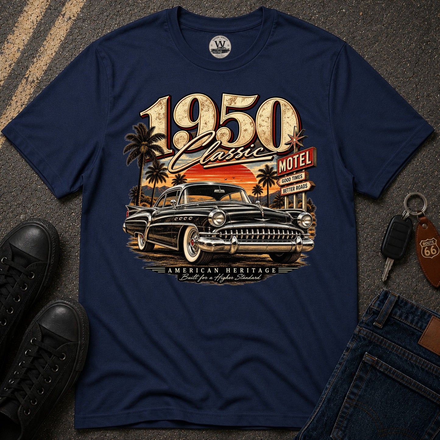 1950 Golden Highway T-shirt