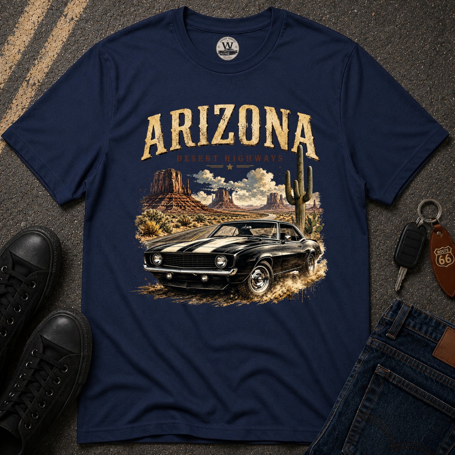 Arizona Desert Car T-Shirt