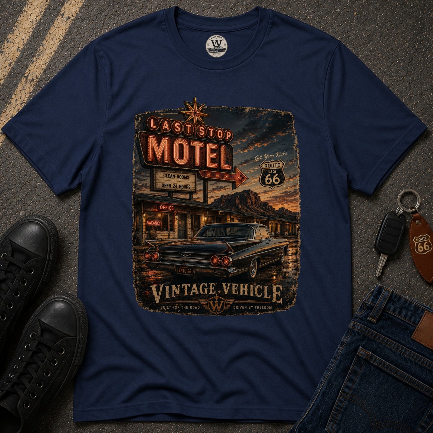 Last Stop Motel Tee