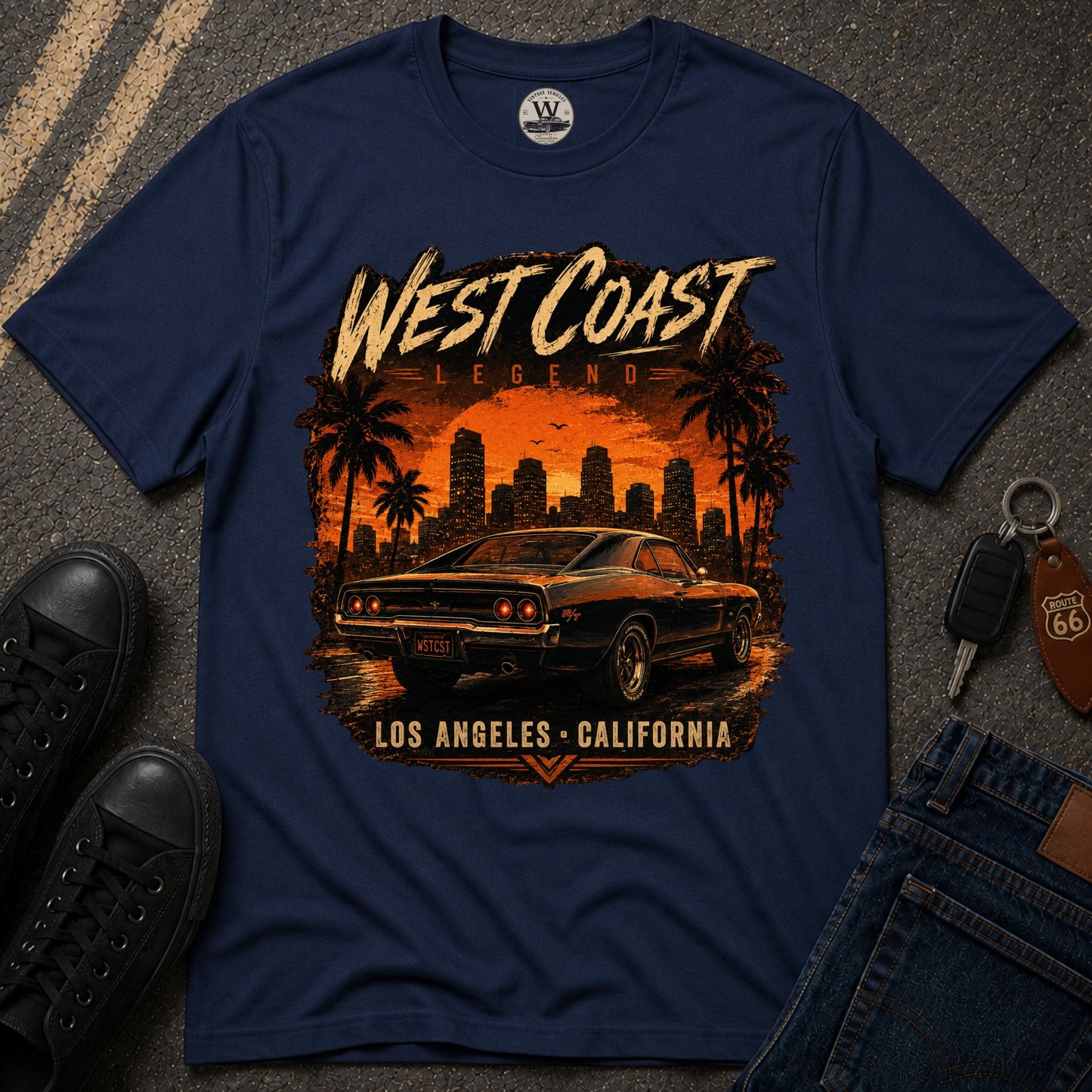 West Coast Legend – Vintage Muscle Car Tee