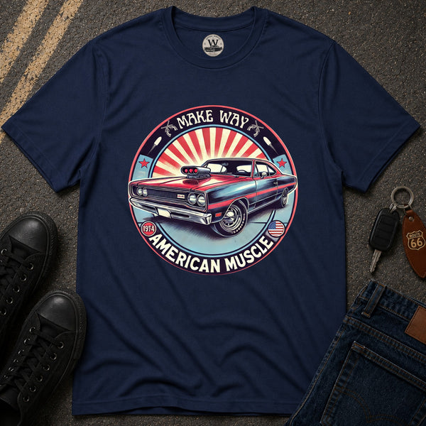 Make Way – American Muscle Car Tee