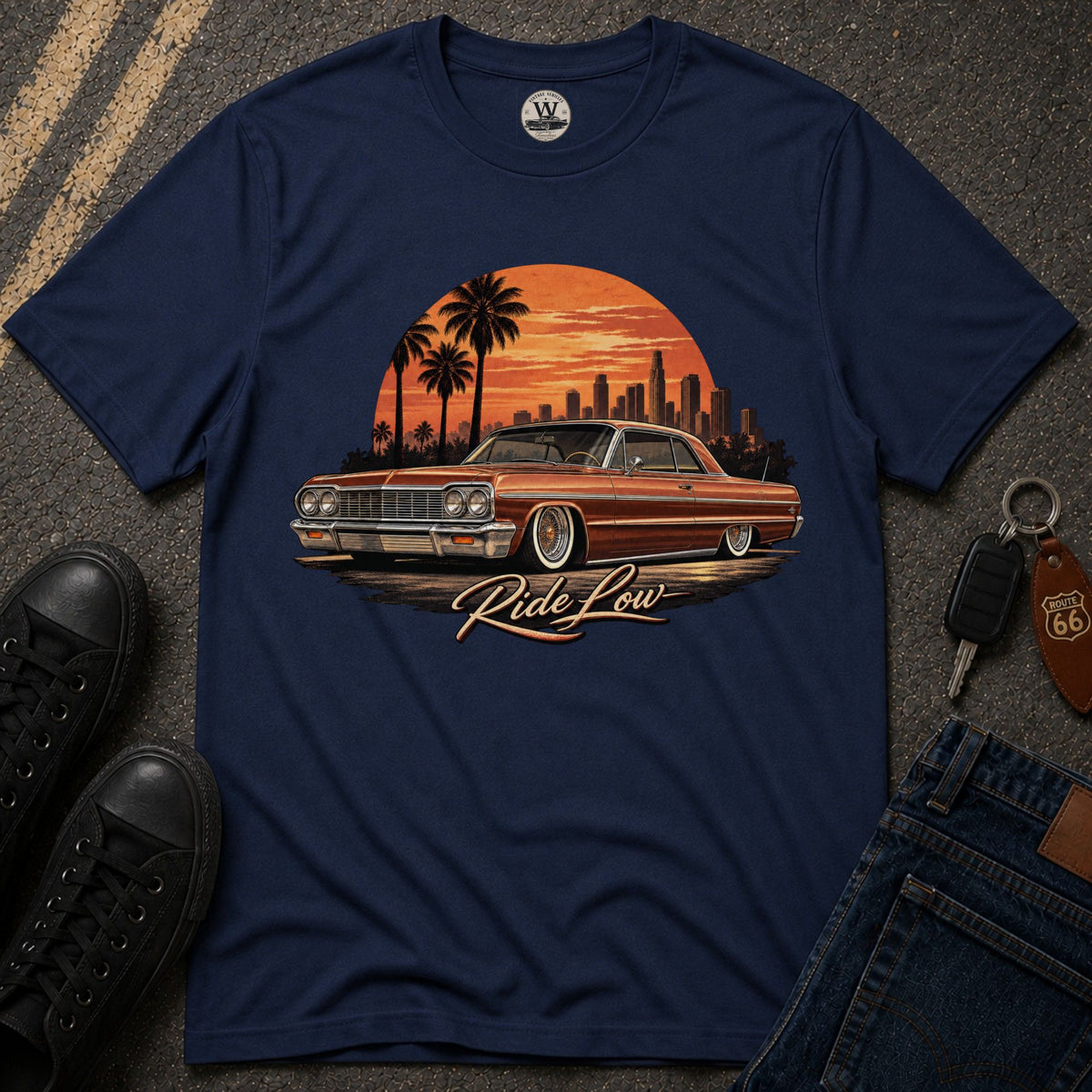 Sunset Lowrider T-shirt