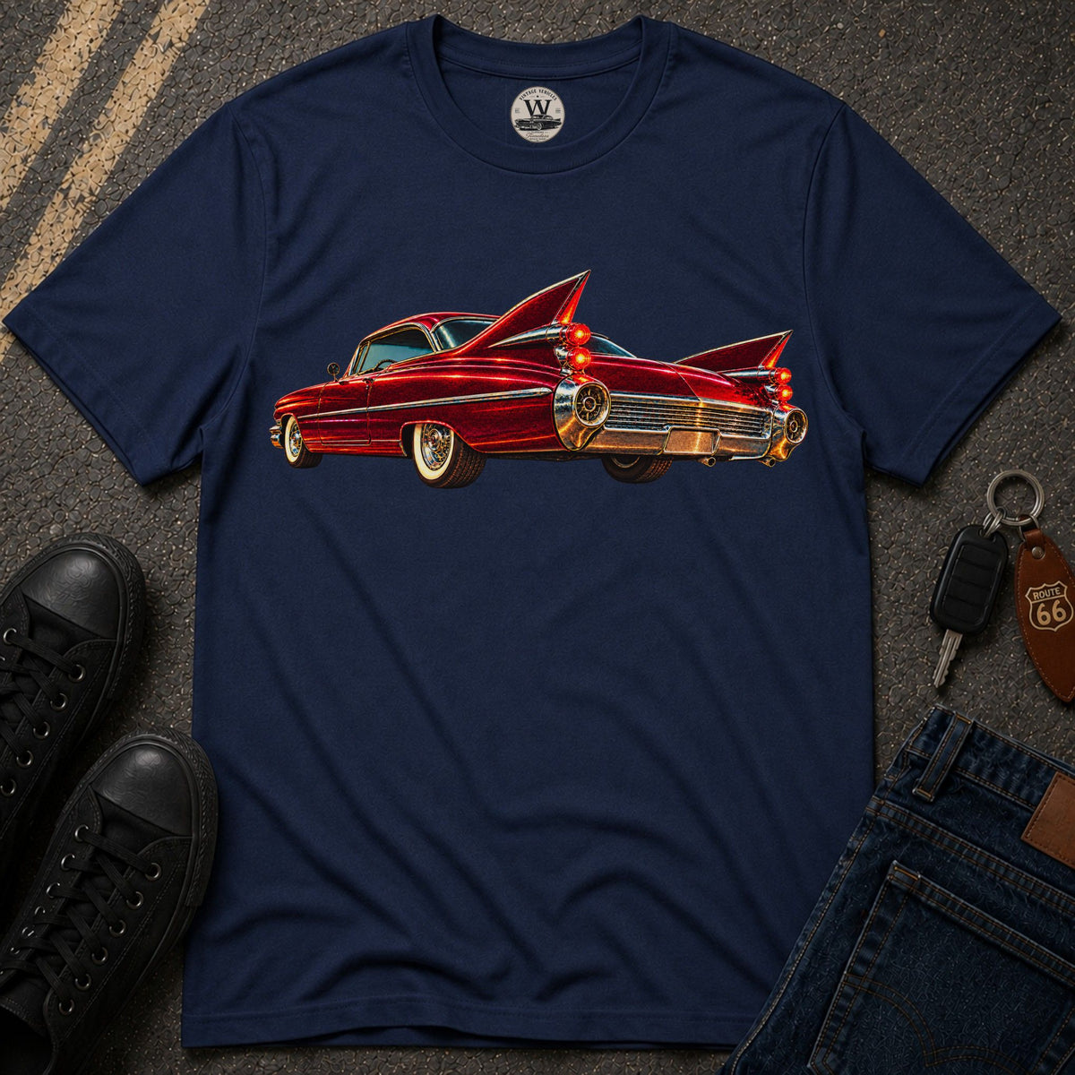 Crimson Tailfin T-shirt
