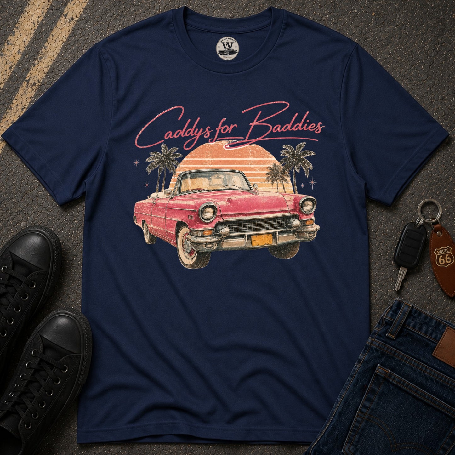 Caddys for Baddies Cruiser Tee