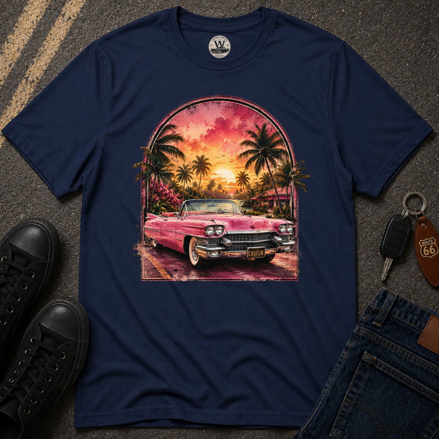 Pink Sunset Cruiser Tee