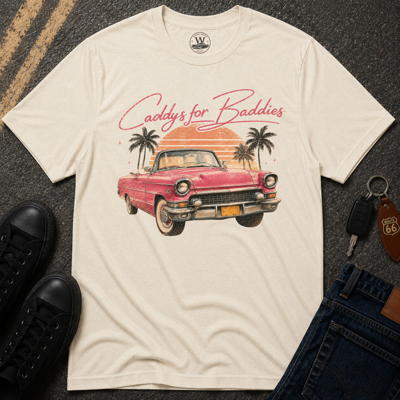 Caddys for Baddies Cruiser Tee