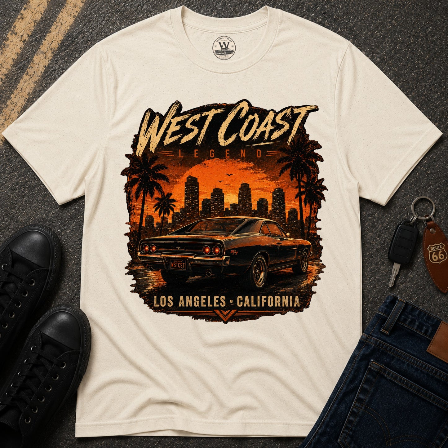 West Coast Legend – Vintage Muscle Car Tee