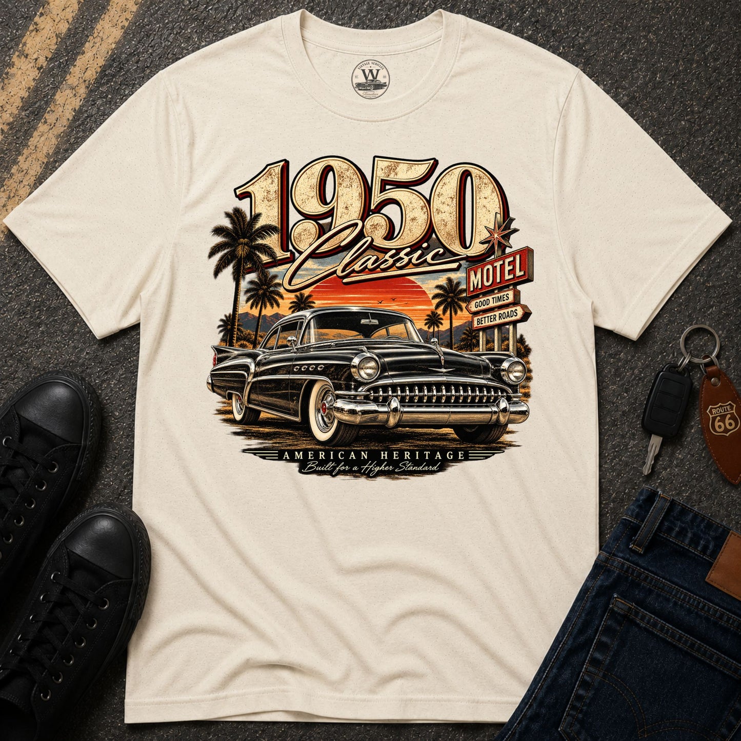 1950 Golden Highway T-shirt