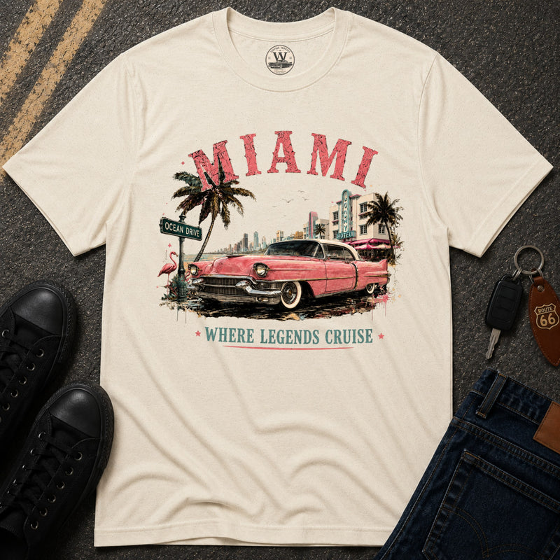 Miami Legends Car Tee