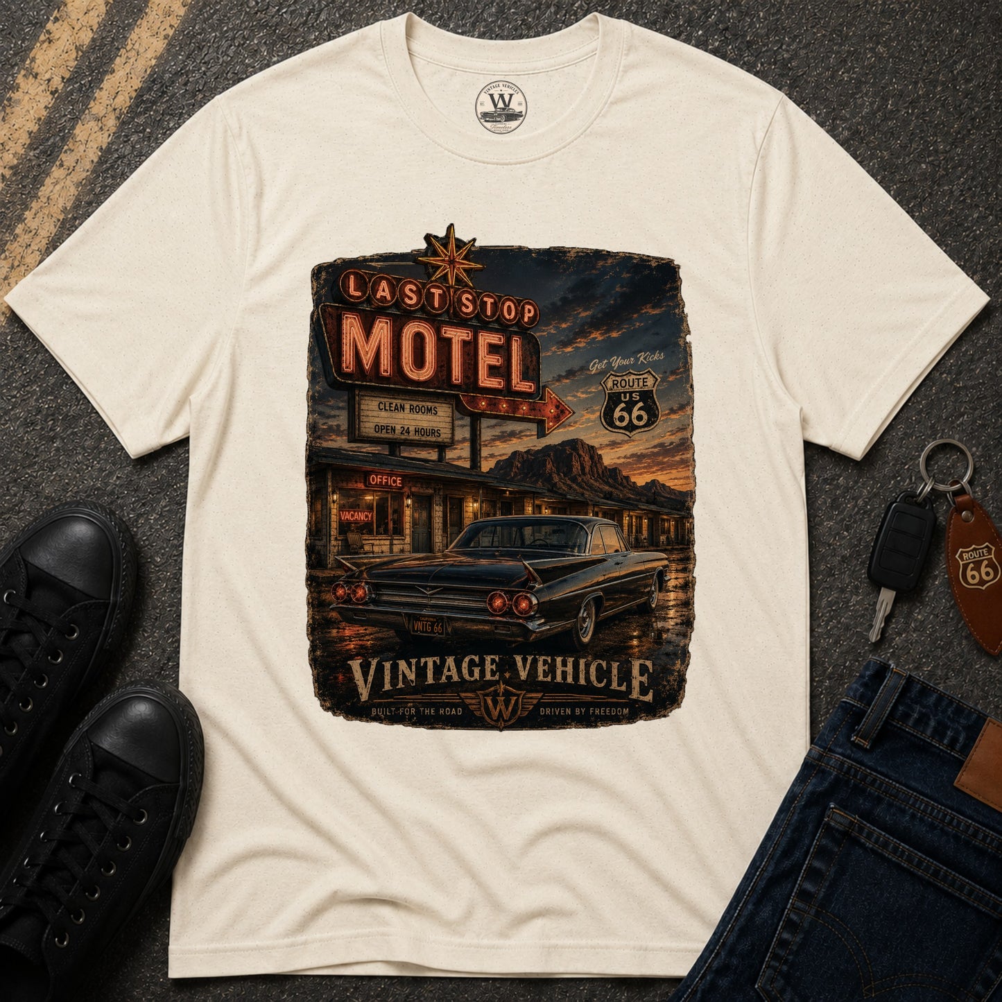 Last Stop Motel Tee