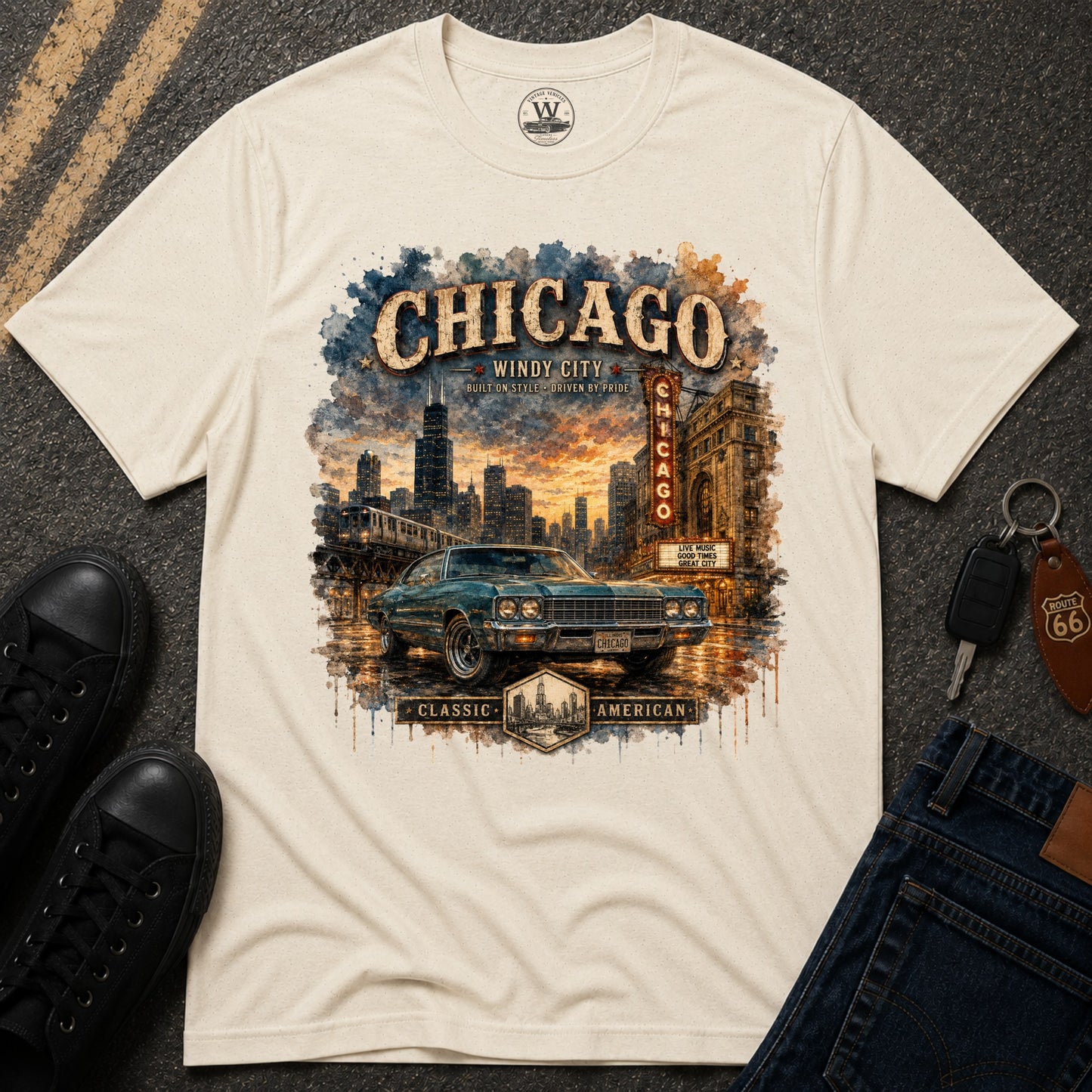 Chicago Streets & Steel T-Shirt