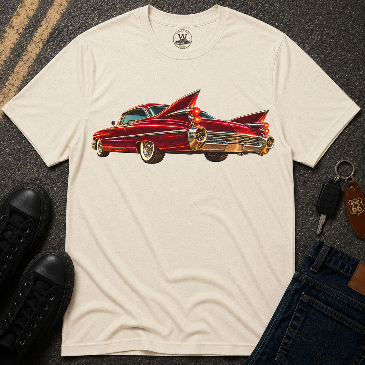 Crimson Tailfin T-shirt